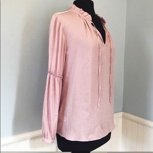 LOFT Blush Pink Poet long sleeve